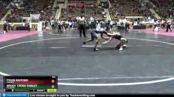 132 lbs Cons. Round 4 - Tyler Rayford, Chelsea vs Brody `cross` Earley, Mcadory