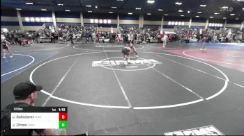 120 lbs Round Of 128 - Jacob Balladarez, Coachella Valley WC vs Johnny Olmos, Dark Horse WC