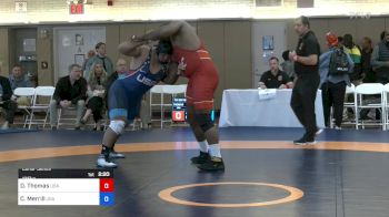 125 kg Consolation - Demetrius Murray Thomas, USA vs Coby Lazo Merrill, USA