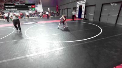 95 lbs Semifinal - Beau Ries, Sheboygan Falls Falcons vs Nolan Burke, Stratford