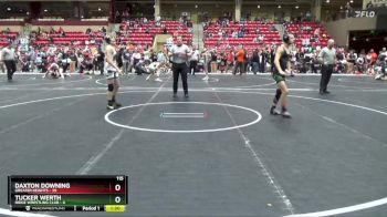 115 lbs Round 2 (6 Team) - Daxton Downing, Greater Heights vs Tucker Werth, Ridge Wrestling Club