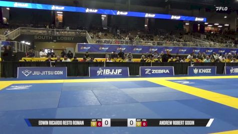 Andrew Robert Gogin vs Edwin Ricardo Resto Roman 2026 Pan Jiu Jitsu IBJJF Championship