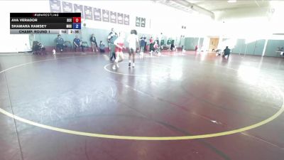 138 lbs Champ. Round 1 - Shamara Ramsey, Menlo NCWA vs Ava Verador, Sacramento City College