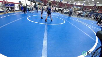 55 lbs Consi Of 8 #2 - Ryker Williams, Harrah Little League Wrestling vs Gordon Hoselton, El Reno Wrestling Club