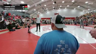 45-49 lbs Round 5 - Cooper Legino, Eaton Reds WC vs Wyatt Cosson, Platte Valley