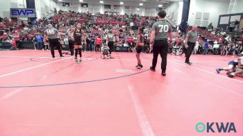 62 lbs Rr Rnd 3 - Mariah Strange, Woodland Wrestling Club vs Adalena Chay, Harrah Little League Wrestling