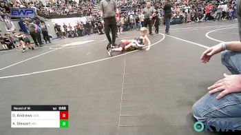 43 lbs Round Of 16 - Dane Andrews, Carl Albert vs Kyptin Stewart, Norman Grappling Club