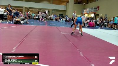 125 lbs Placement (16 Team) - Caleb Barry, The Untouchables Black vs Logan Christopher, Alabama Elite Black