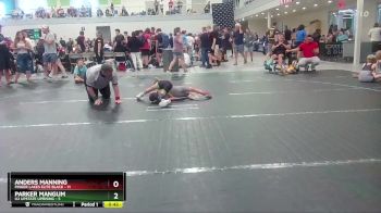56 lbs Round 4 (10 Team) - Anders Manning, Finger Lakes Elite Black vs Parker Mangum, U2 Upstate Uprising