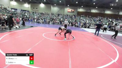 137 lbs Quarterfinal - Hollis Sharp, Elko WC vs Thomas Zubia, San Fernando Tigers