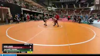 83 lbs Quarterfinal - Amir Jones, El Paso Enforcers Wrestling Club vs Zachary Crosby, NXT Level Wrestling Academy