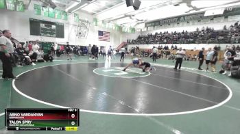 126 lbs 1st Place Match - Arno Vardanyan, Birmingham vs Talon Spry, Rancho Cucamonga