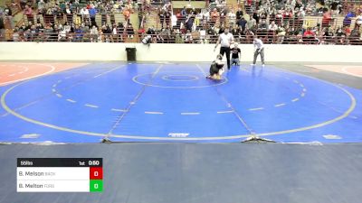 55 lbs Semifinal - Bentley Melson, Backyard Brawlers Wrestling Club vs Benson Melton, Forsyth Central Wrestling