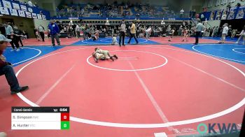 49 lbs Consolation - Sawyer Simpson, Salina Wrestling Club vs Allister Hunter, Owasso Takedown Club