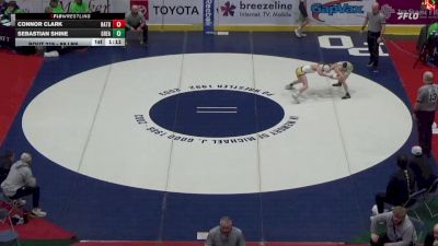 89 lbs Round Of 32 - Connor Clark, Hatboro Horsham vs Sebastian Shine, Greater Latrobe