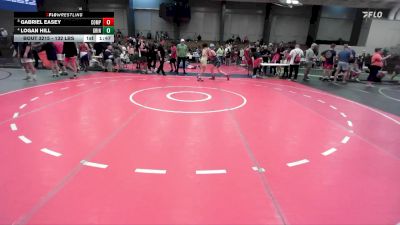 132 lbs Semifinal - Gabriel Easey, Compound Wrestling vs Logan Hill, Grindhouse Wrestling