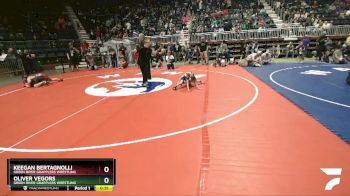 45 lbs Cons. Round 4 - Keegan Bertagnolli, Green River Grapplers Wrestling vs Oliver Vegors, Green River Grapplers Wrestling