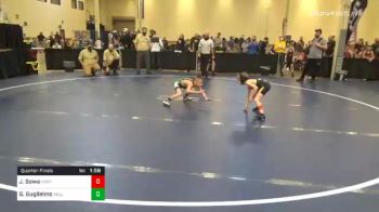 55 lbs Quarterfinal - James Sowa, North Allegheny vs Gracin Guglielmo, Belle Vernon