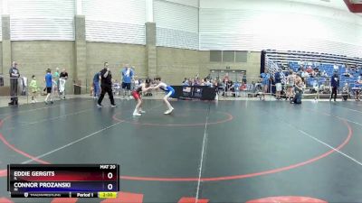 63 lbs Quarterfinal - Eddie Gergits, IL vs Connor Prozanski, IN