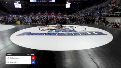 120 lbs Cons 8 #2 - Skylar Schaefer, VA vs Milana Borrelli, FL