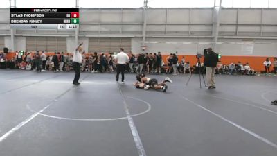 140 lbs Round 1 (6 Team) - Brendan Kinley, Neighborhood Wrestling vs Sylas Thompson, Dayton Bandits