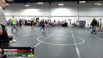 84 lbs Round 6 (8 Team) - Roman Fonseca, Daniel Cormier WA vs Brayden Yakich, Black Fox Wrestling