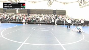 122-H lbs Round Of 64 - Avery Padilla, The Dungeon Wc vs Austin Bader, Rocky Point HS
