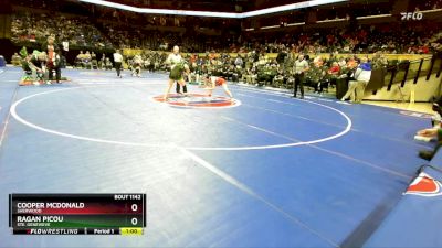 135 Class 1 lbs Cons. Round 1 - Ragan Picou, Ste. Genevieve vs Cooper Mcdonald, Sherwood