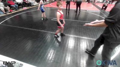 76 lbs Rr Rnd 4 - Haigen Wall, Locust Grove Youth Wrestling vs Dalton Hayes, Vinita Kids Wrestling