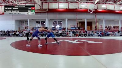 174 lbs Quarterfinal - Dejon Glaster, Millikin vs Zachary Knapp, Albion