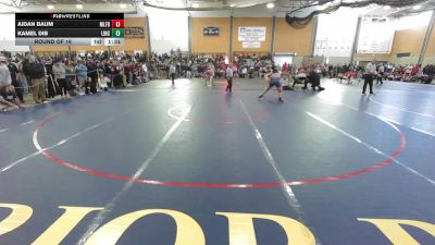 144 lbs Round Of 16 - Aidan Baum, Milford vs Kamel Dib, Lincoln