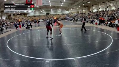 215 lbs Quarterfinals (8 Team) - Josiah Kelly, Pigeon Forge High School vs Aaron Estes, Munford High School