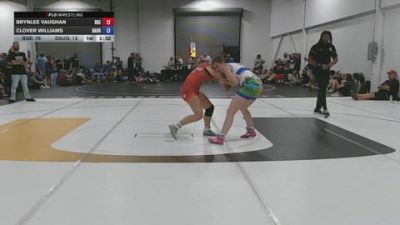 155 lbs Rr Rnd 1 - Brynlee Vaughan, Badger Girls Elite - GK12E vs Clover Williams, Daughters Of Zion - GK12E