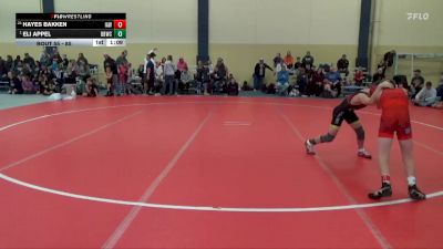 85 lbs Quarterfinal - Eli Appel, Dakota Boyz Wrestling Club vs Hayes Bakken, Immortal Athletics WC
