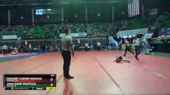 106 lbs Champ. Round 1 - John David Shattuck, Grissom Hs vs Zachary Carter Womack, Gadsden City