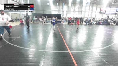 12U Girls - 126 lbs Champ. Round 3 - Kaelynn Leos, CA vs Hannah Hocker, NV