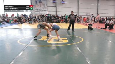 92 lbs Round 2 - 10:30am Friday - Jameis Hill, Iowa Black vs Lucca Martinez, Rough House W.C., CA