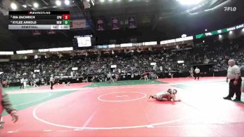 98 lbs Semifinal - Kylee Arnold, WEWA vs Gia Zachrich, CPWA