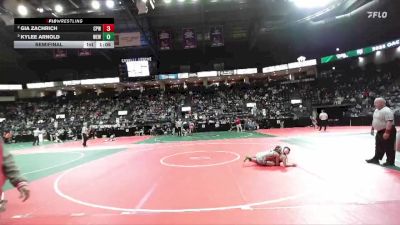 98 lbs Semifinal - Kylee Arnold, WEWA vs Gia Zachrich, CPWA