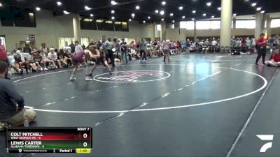 120 lbs Round 3 (6 Team) - Colt Mitchell, West Georgia WC vs Lewis Carter, Alabama Takedown