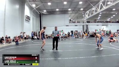 138 lbs Round 7 (8 Team) - Luke Wells, VA Team Predator vs Liam Eichlin, PA Alliance