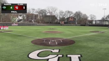 Replay: Babson College vs Clark (MA) | Apr 4 @ 2 PM