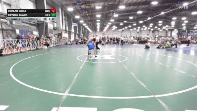 113 lbs Rr Rnd 1 - Deklan Wills, BAWA GOLD - HSB vs Cayden Clark, Great Bridge Wrestling Club - HSB