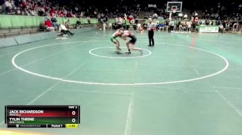 132 lbs Quarterfinal - Tylin Thrine, New Castle vs Jack Richardson, Roncalli