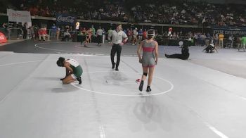 G 120 lbs Cons. Round 2 - Mia Waldrop, Pearl River Girls vs Iselynn McCurtis, Acadiana Girls