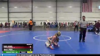 72 lbs Round 5 (6 Team) - Sam Jones, Virginia Hammers vs Riley Keen, Oklahoma Tornados