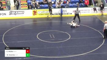 89 lbs Quarterfinal - Cael Muller, Bethlehem Catholic vs Brennen Veverka, Claysburg-Kimmel
