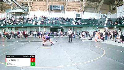 133 lbs Cons. Round 2 - Luis Bazan, Northwestern vs Brady Vogt, Grand Valley State