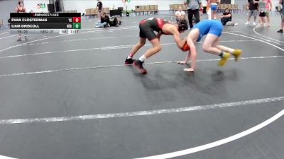 130 lbs Round 5 (6 Team) - Evan Closterman, Yale Street vs Liam Driscoll, New England Gold