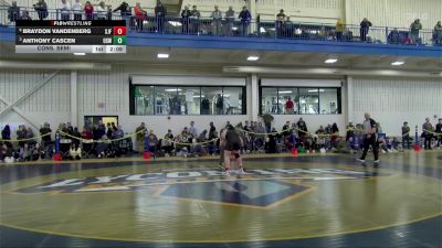 197 lbs Cons. Semi - Braydon Vandenberg, St. John Fisher vs Anthony Cascen, Oswego State